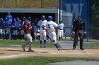 Baseball vs MIT  Wheaton College Baseball vs MIT in the  NEWMAC Championship game. - (Photo by Keith Nordstrom) : Wheaton, baseball, NEWMAC